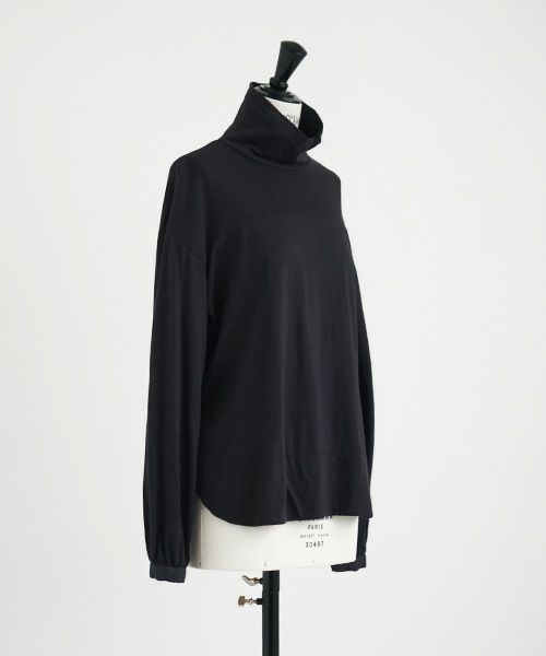 Mochi / home&miles.モチ / ホーム＆マイルズ.cotton cashmere turtleneck [sumi]