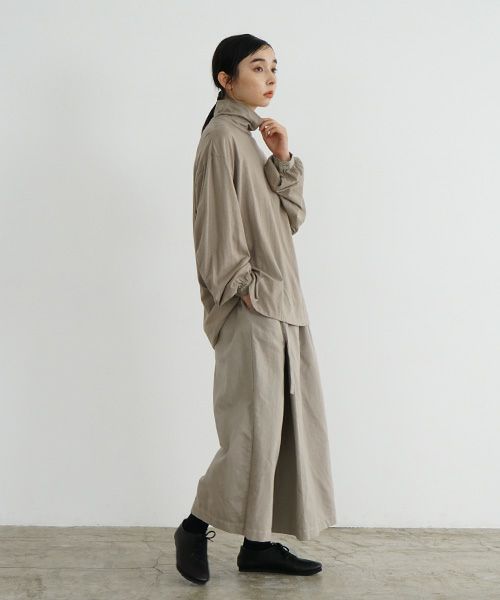 Mochi / home&miles.モチ / ホーム＆マイルズ.cotton cashmere turtleneck [greige]