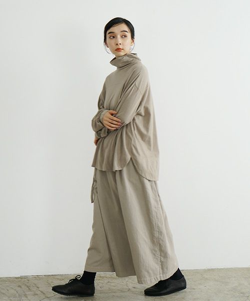 Mochi / home&miles.モチ / ホーム＆マイルズ.cotton cashmere turtleneck [greige]