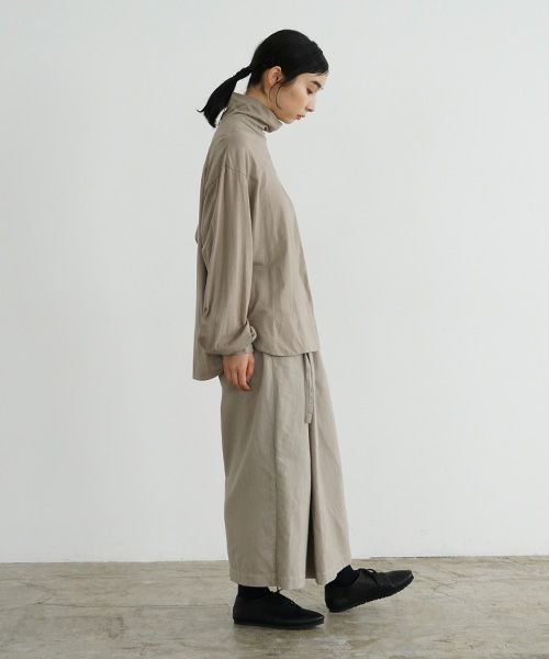Mochi / home&miles.モチ / ホーム＆マイルズ.cotton cashmere turtleneck [greige]