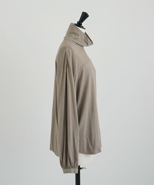 Mochi / home&miles.モチ / ホーム＆マイルズ.cotton cashmere turtleneck [greige]