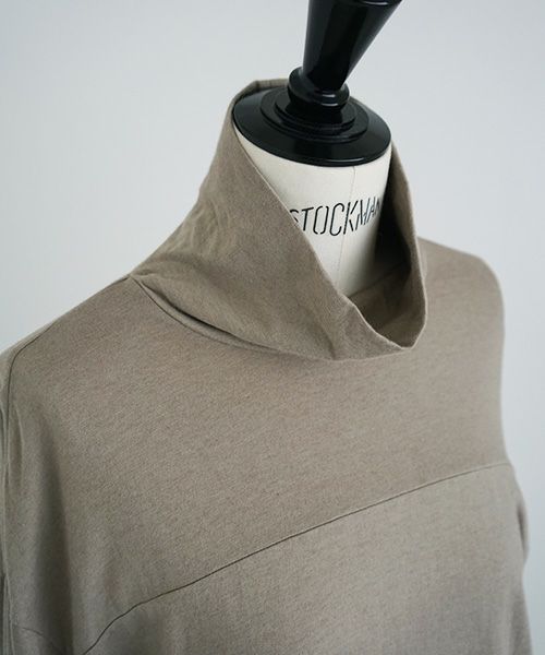 Mochi / home&miles.モチ / ホーム＆マイルズ.cotton cashmere turtleneck [greige]