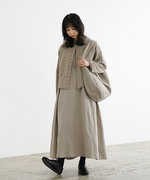 Mochi / home&miles.モチ / ホーム＆マイルズ.oblong bag [greige]