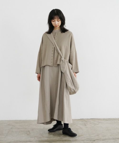 Mochi / home&miles.モチ / ホーム＆マイルズ.oblong bag [greige]