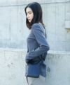 EDROBERTJUDSON.エドロバートジャドソン.box stitch pouch[B01Q BG-169/ 05.black]