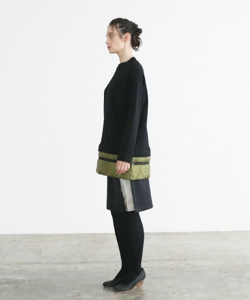 SWANLAKE スワンレイク.CREWNECK PULLOVER[CT-1409/BLACK]