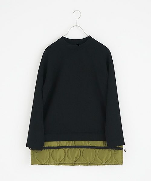 SWANLAKE スワンレイク.CREWNECK PULLOVER[CT-1409/BLACK]