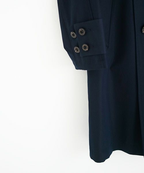 SWANLAKE スワンレイク.Plain trench coat with liner[CO-765/NAVY]