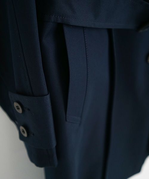 SWANLAKE スワンレイク.Plain trench coat with liner[CO-765/NAVY]