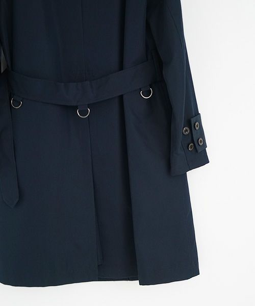 SWANLAKE スワンレイク Plain trench coat with liner[CO-765/NAVY]