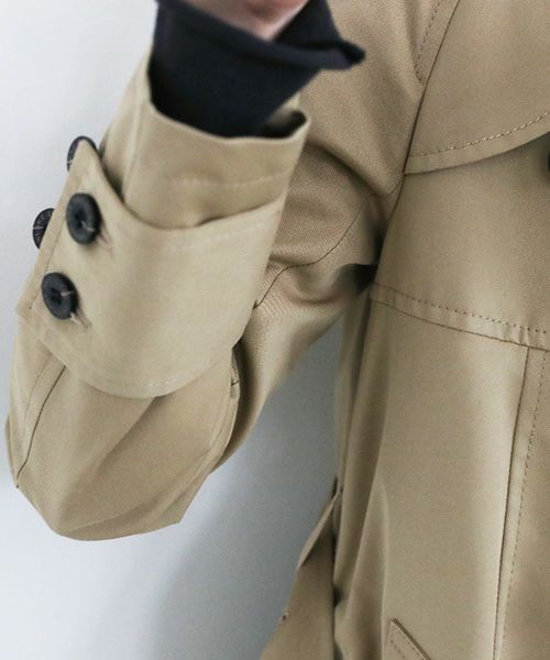 SWANLAKE スワンレイク.Circular trench coat[CO-734/BEIGE]