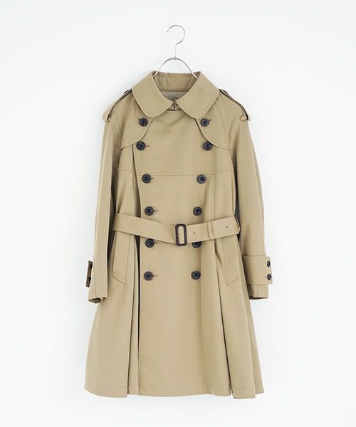 SWANLAKE スワンレイク.Circular trench coat[CO-734/BEIGE]