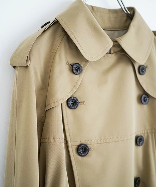 SWANLAKE スワンレイク.Circular trench coat[CO-734/BEIGE]