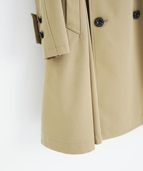 SWANLAKE スワンレイク.Circular trench coat[CO-734/BEIGE]
