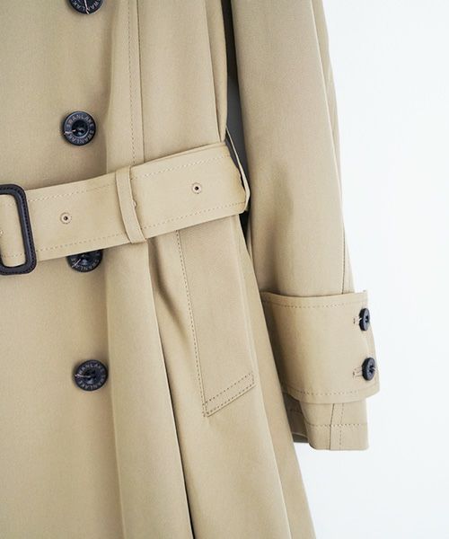 SWANLAKE スワンレイク.Circular trench coat[CO-734/BEIGE]