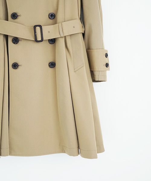 SWANLAKE スワンレイク.Circular trench coat[CO-734/BEIGE]