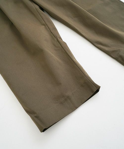 STUDIONICHOLSON スタジオニコルソン.VOLUME PLEAT PANTS[SNM-351/ARMY GREEN]