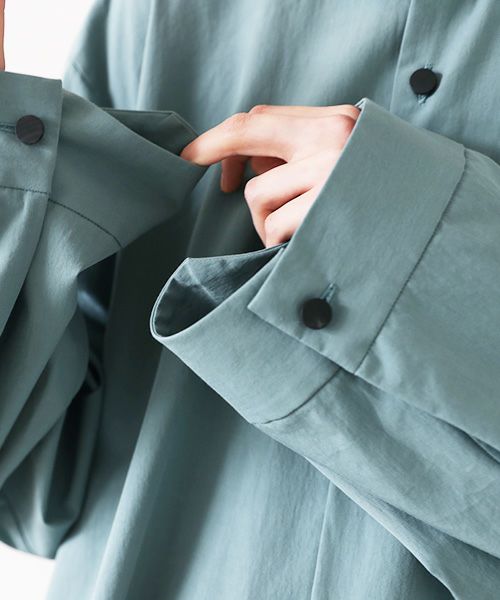 VUy.ヴウワイ.two slit shirt vuy-s22-s01[GREEN]_