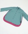 VUy.ヴウワイ.two slit shirt vuy-s22-s01[GREEN]_
