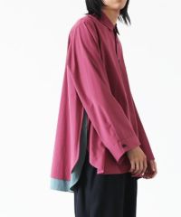 VUy.ヴウワイ.two slit shirt vuy-s22-s01[PINK]