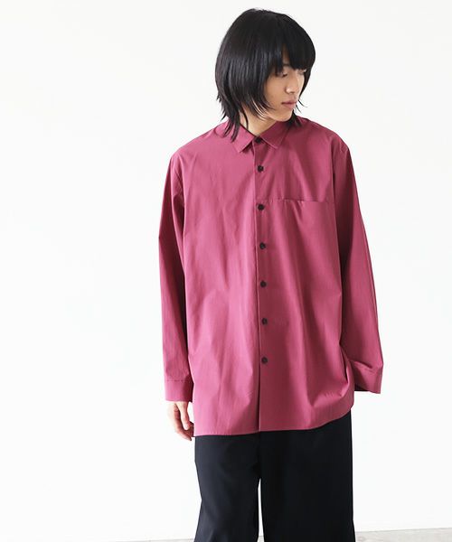 VUy.ヴウワイ.two slit shirt vuy-s22-s01[PINK]