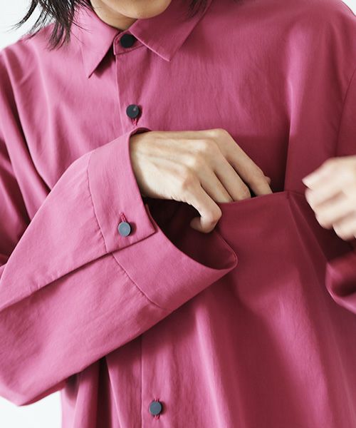VUy.ヴウワイ.two slit shirt vuy-s22-s01[PINK]