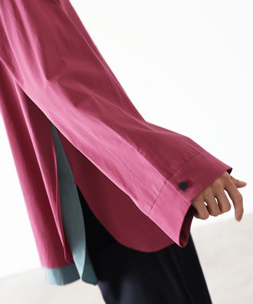 VUy.ヴウワイ.two slit shirt vuy-s22-s01[PINK]