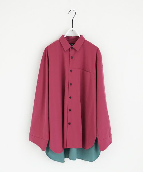 VUy.ヴウワイ.two slit shirt vuy-s22-s01[PINK]