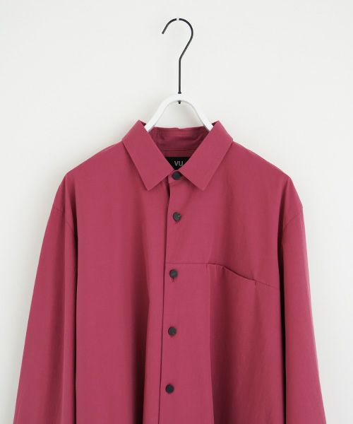 VUy.ヴウワイ.two slit shirt vuy-s22-s01[PINK]