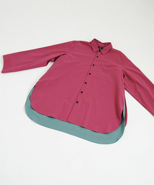 VUy.ヴウワイ.two slit shirt vuy-s22-s01[PINK]