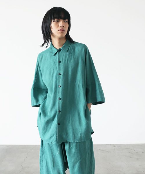 VUy.ヴウワイ.dolman shirt vuy-s22-s02[LIGHT GREEN]_