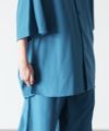 VUy.ヴウワイ.standcolor shirt vuy-s22-s03[BLUE GREEN]
