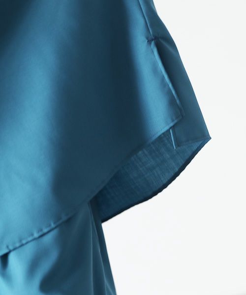 VUy.ヴウワイ.standcolor shirt vuy-s22-s03[BLUE GREEN]