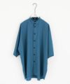 VUy.ヴウワイ.standcolor shirt vuy-s22-s03[BLUE GREEN]