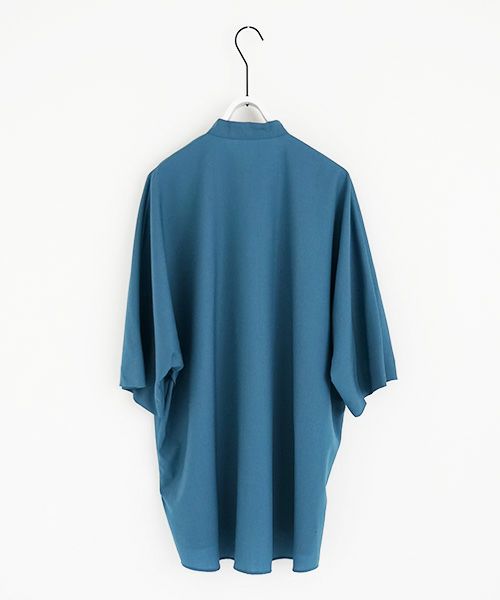 VUy.ヴウワイ.standcolor shirt vuy-s22-s03[BLUE GREEN]