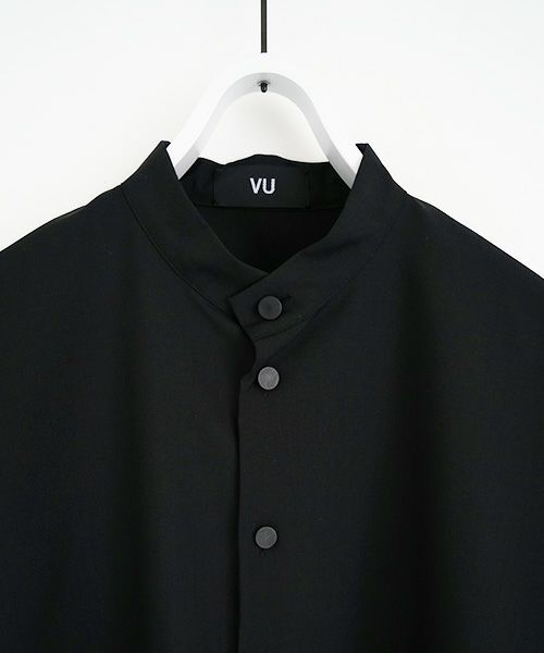 VUy.ヴウワイ.standcolor shirt vuy-s22-s03[BLACK]