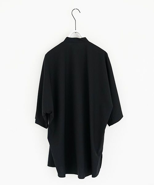 VUy.ヴウワイ.standcolor shirt vuy-s22-s03[BLACK]