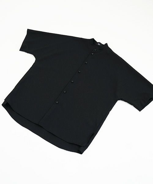VUy.ヴウワイ.standcolor shirt vuy-s22-s03[BLACK]