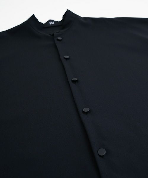 VUy.ヴウワイ.standcolor shirt vuy-s22-s03[BLACK]