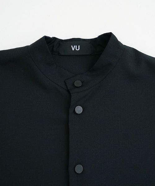 VUy.ヴウワイ.standcolor shirt vuy-s22-s03[BLACK]