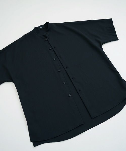 VUy.ヴウワイ.standcolor shirt vuy-s22-s03[BLACK]