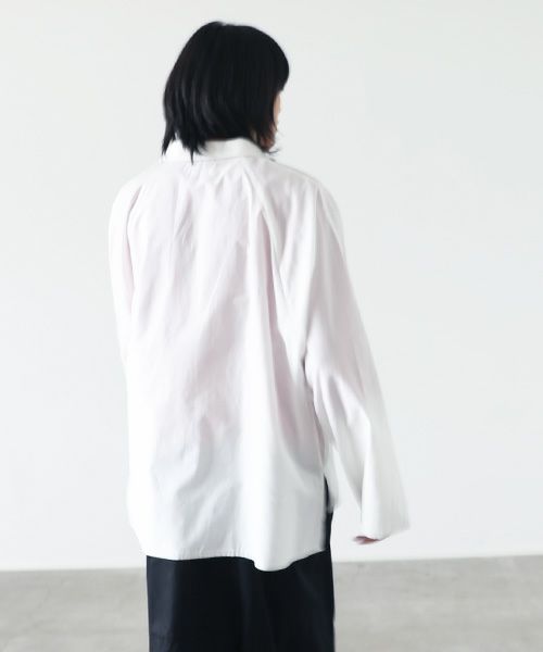 VUy.ヴウワイ.opencolor shirt vuy-s22-s04[WHITE]
