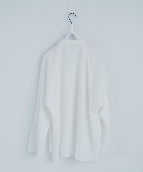 VUy.ヴウワイ.opencolor shirt vuy-s22-s04[WHITE]