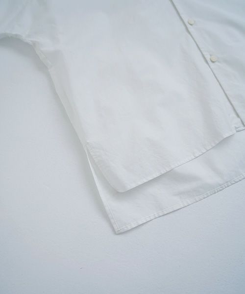 VUy.ヴウワイ.opencolor shirt vuy-s22-s04[WHITE]
