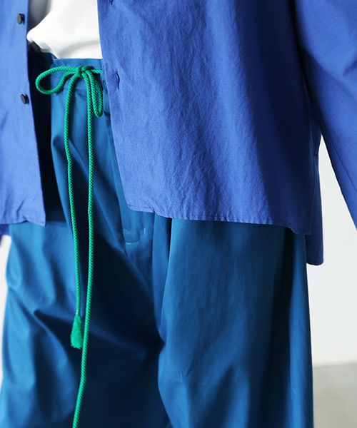 VUy.ヴウワイ.opencolor shirt vuy-s22-s04[BLUE]