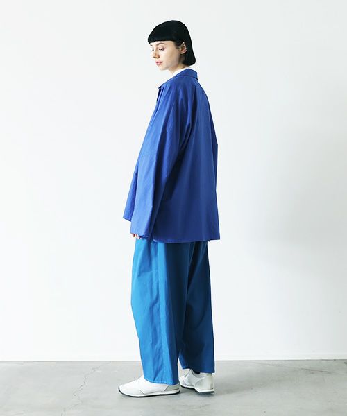 VUy.ヴウワイ.opencolor shirt vuy-s22-s04[BLUE]
