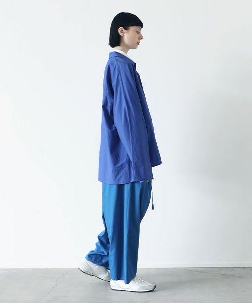 VUy.ヴウワイ.opencolor shirt vuy-s22-s04[BLUE]