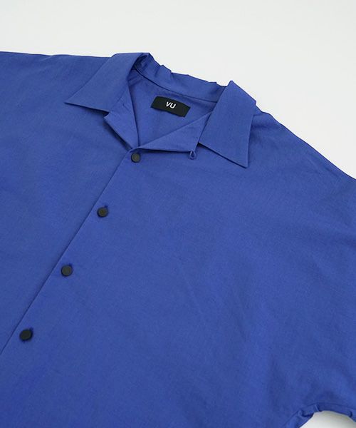 VUy.ヴウワイ.opencolor shirt vuy-s22-s04[BLUE]