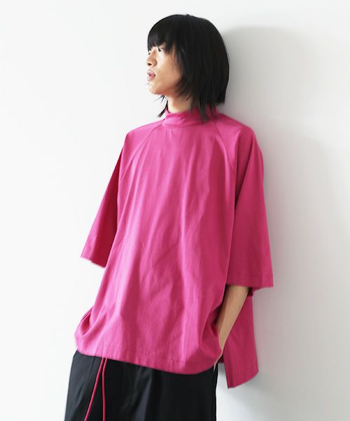 VUy.ヴウワイ.highneck knit vuy-s22-k01[PINK]