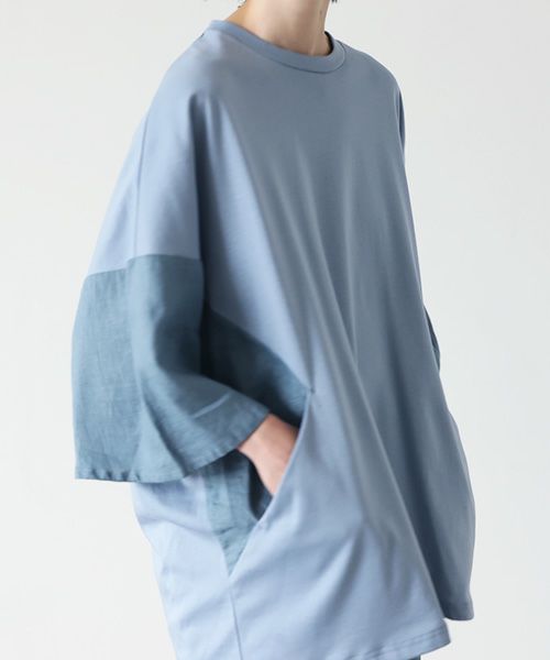 VUy.ヴウワイ.combination knit vuy-s23-k02[BLUE]_